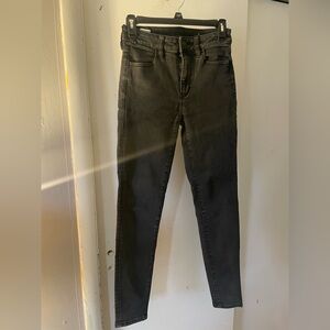 American Eagle Outfitters Black High-Rise Skinny Jeans